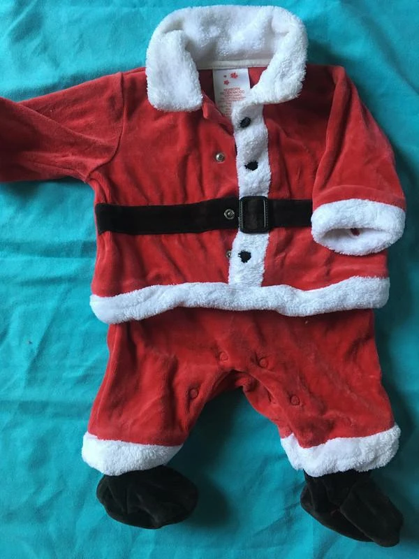 Pyjama de noël bébé naissance / nouveau né / 0 à 1 mois ou 2 ( voir les mesures